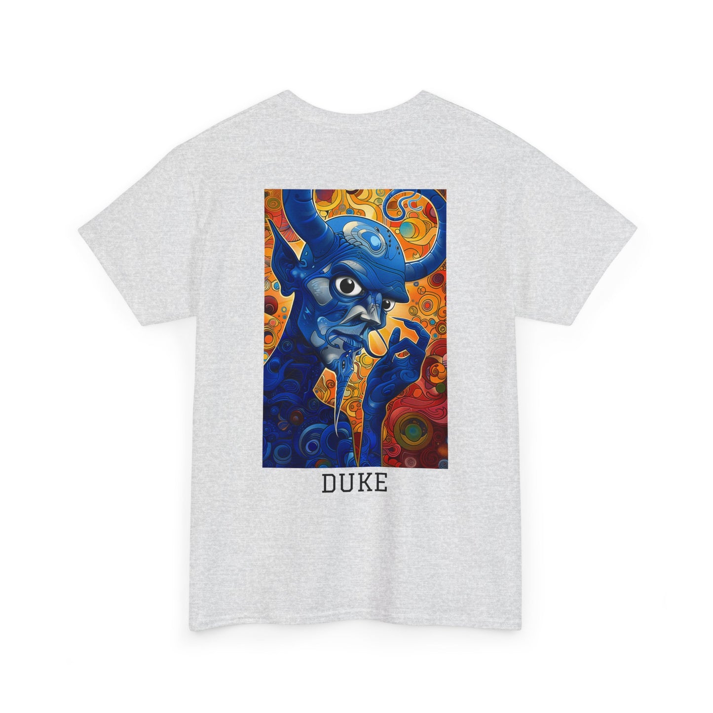 Duke 01B - Unisex Heavy Cotton Tee - Image on the Back