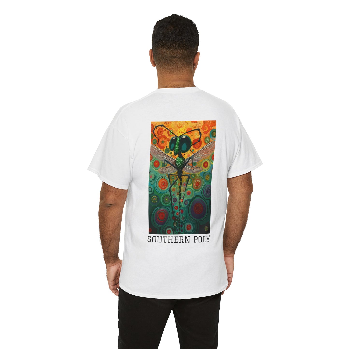 Southern Poly 01B - Unisex Heavy Cotton Tee - Image on the Back