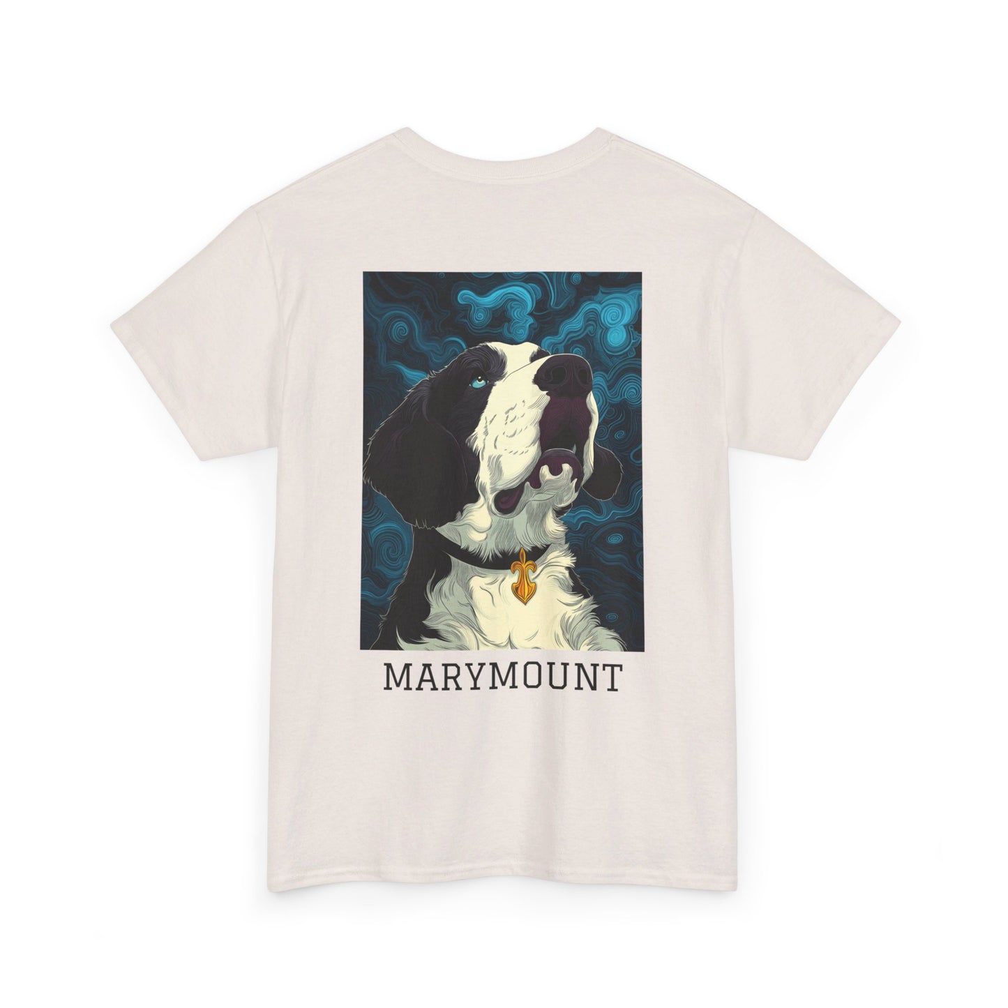 Marymount 01B - Unisex Heavy Cotton Tee - Image on the Back