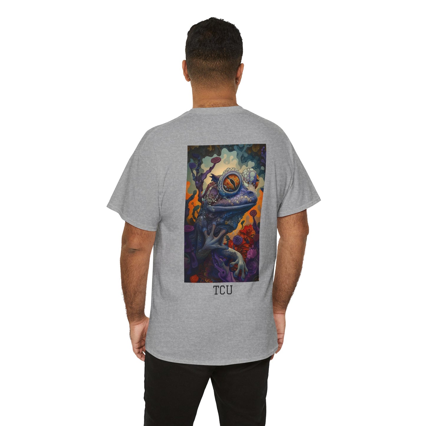 TCU 02B - Unisex Heavy Cotton Tee - Image on the Back