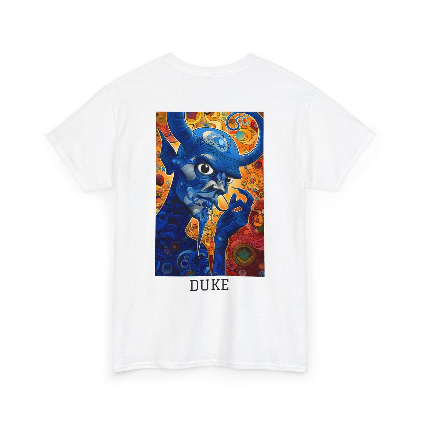 Duke 01B - Unisex Heavy Cotton Tee - Image on the Back