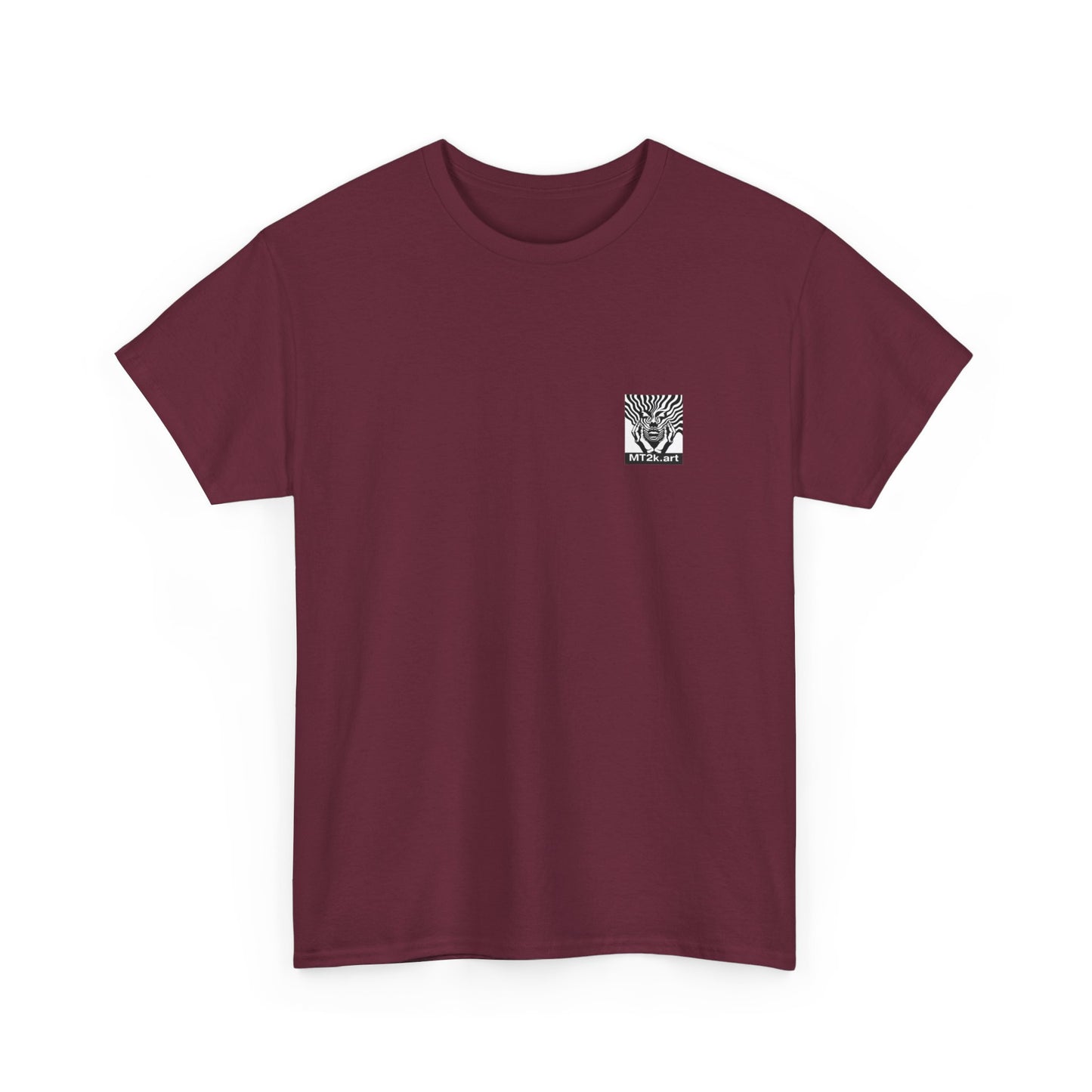 Mississippi State 01B - Unisex Heavy Cotton Tee - Image on the Back