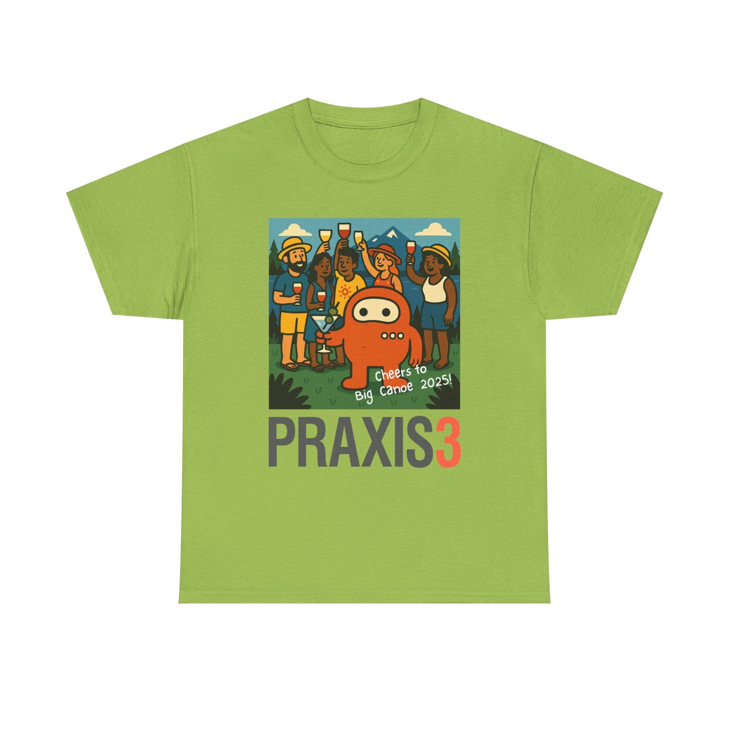 P3 Big Canoe 2025 - Design 2 - Cheers to Praxi
