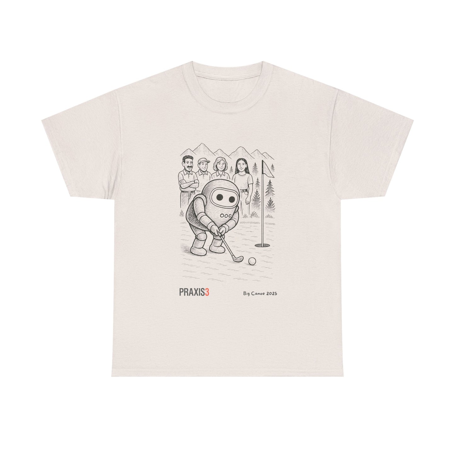 P3 Big Canoe 2025 - Praxi goes golfing line art