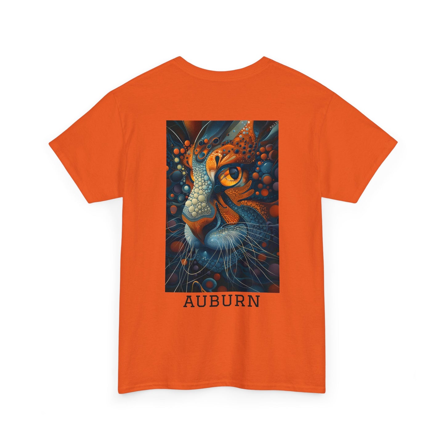 Auburn 01B - Unisex Heavy Cotton Tee - Image on the Back