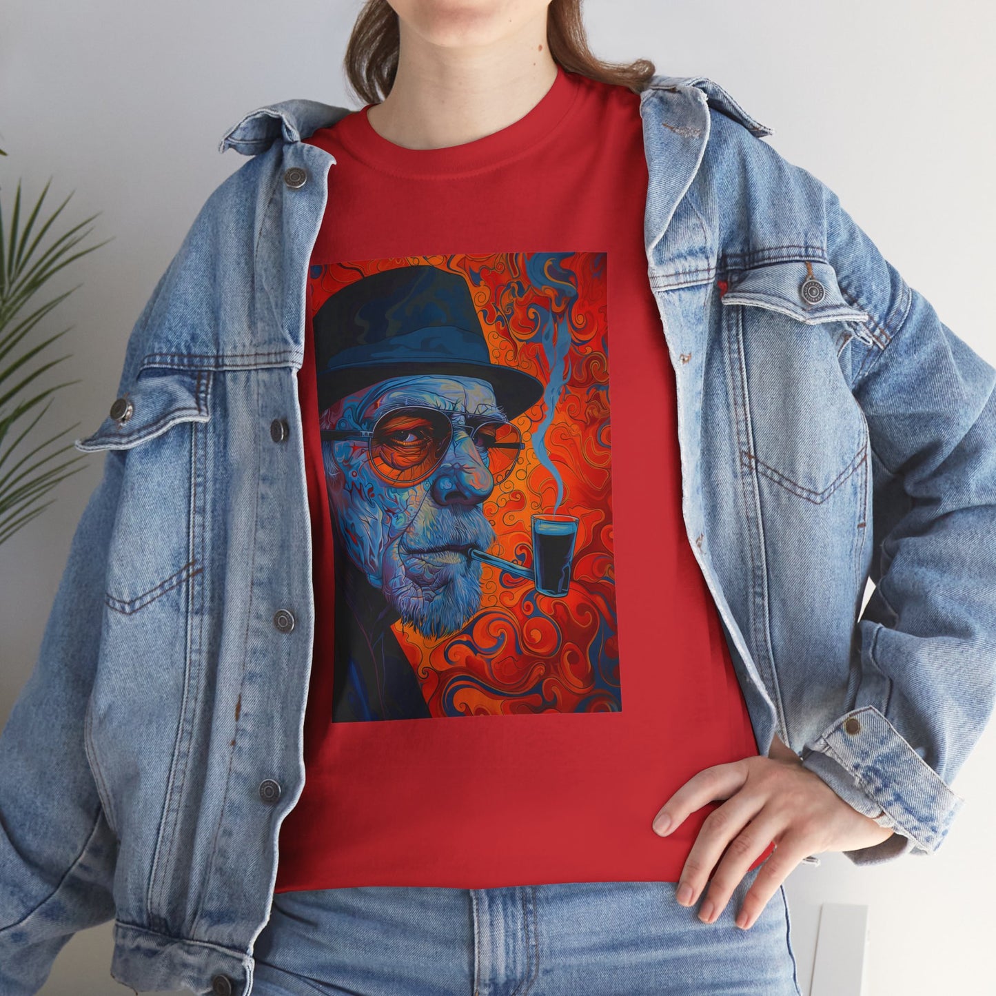 Heisenberg 01F - Unisex Heavy Cotton Tee - Image on the Front