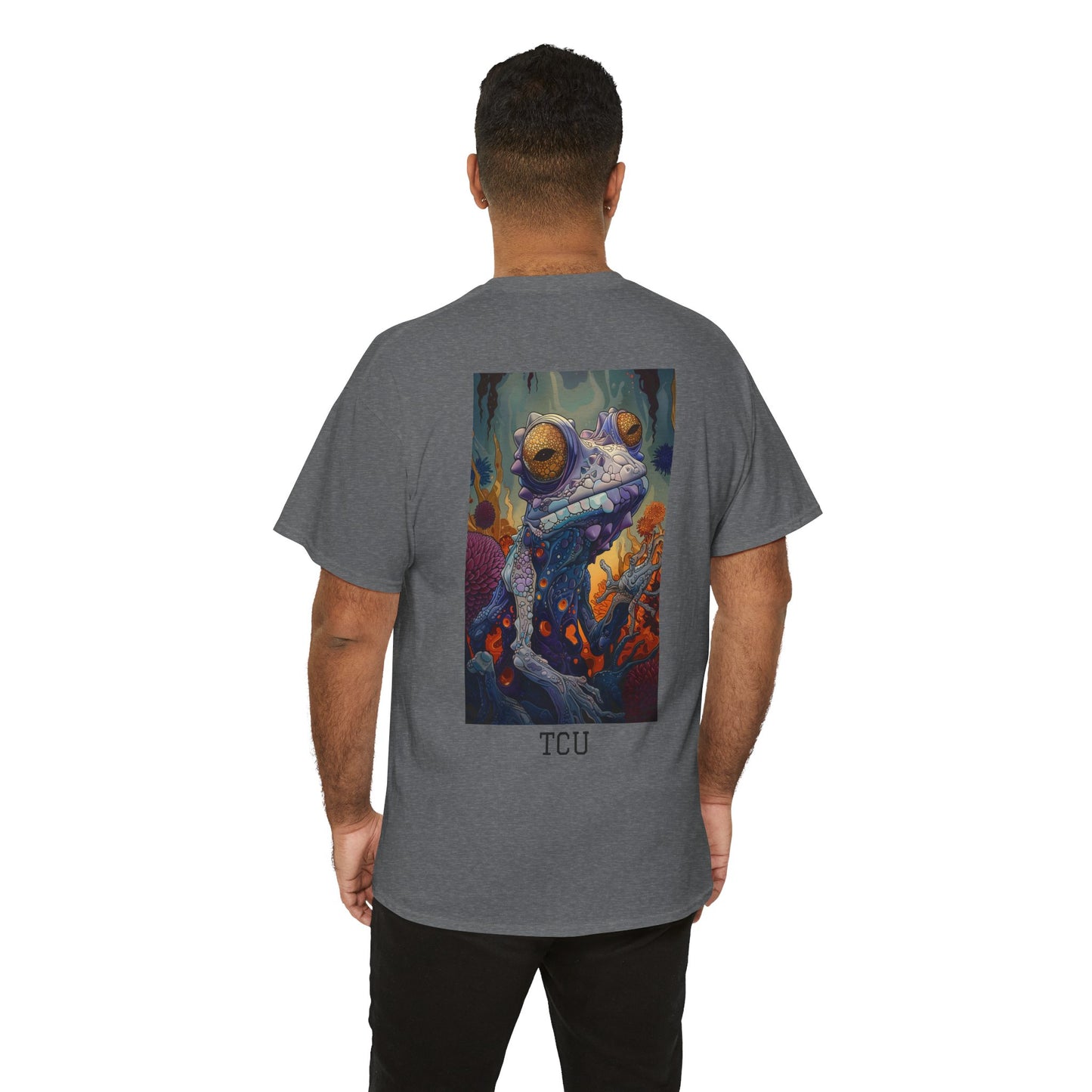 TCU 01B - Unisex Heavy Cotton Tee - Image on the Back
