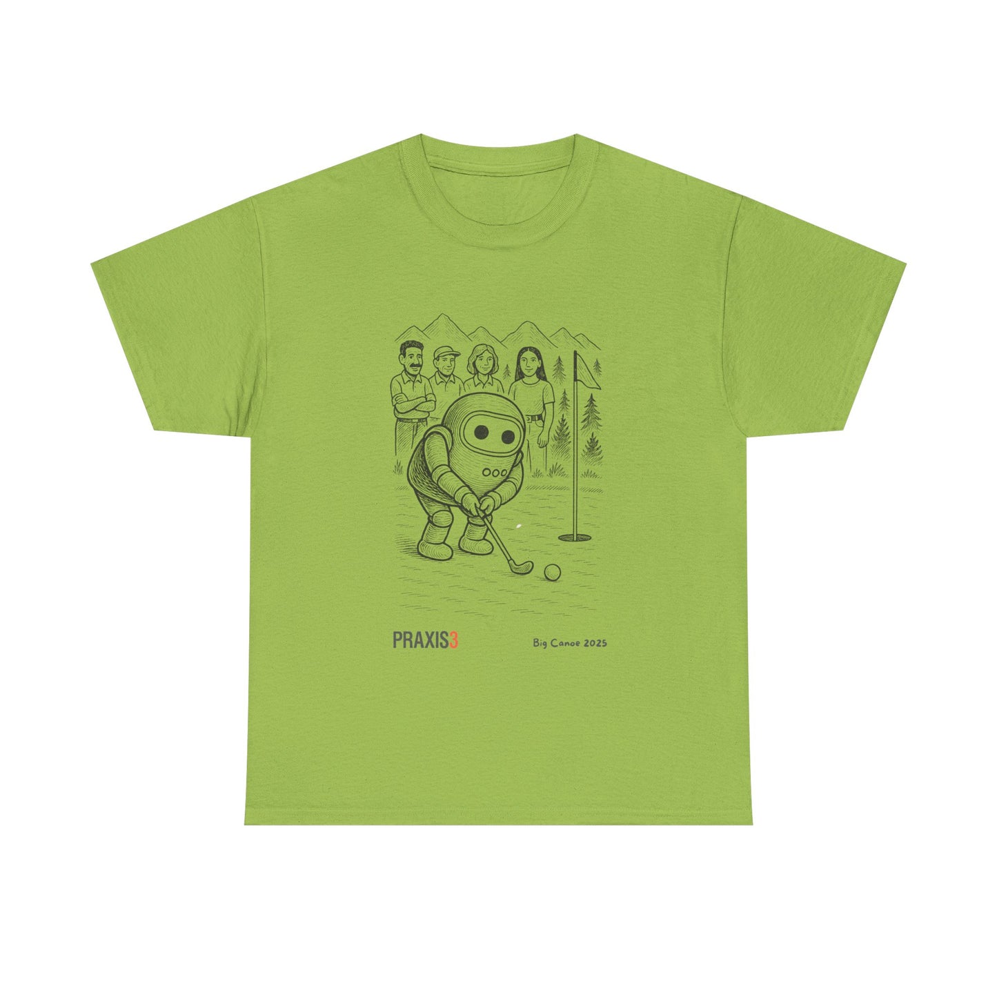 P3 Big Canoe 2025 - Praxi goes golfing line art