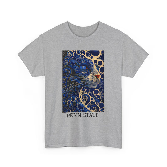 Penn State 01F - Unisex Heavy Cotton Tee - Image on the Front