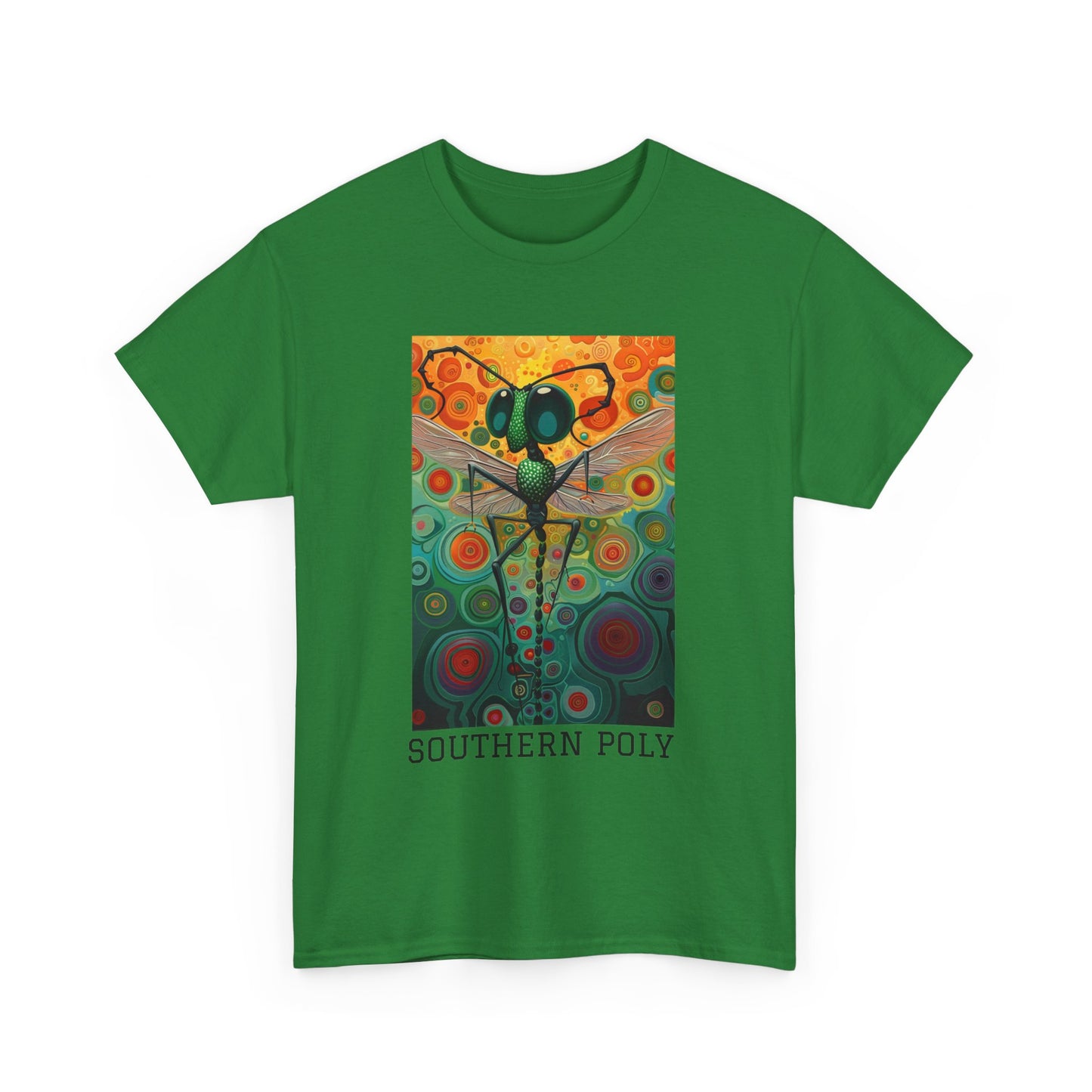 Southern Poly 01F - Unisex Heavy Cotton Tee - Image on the Front