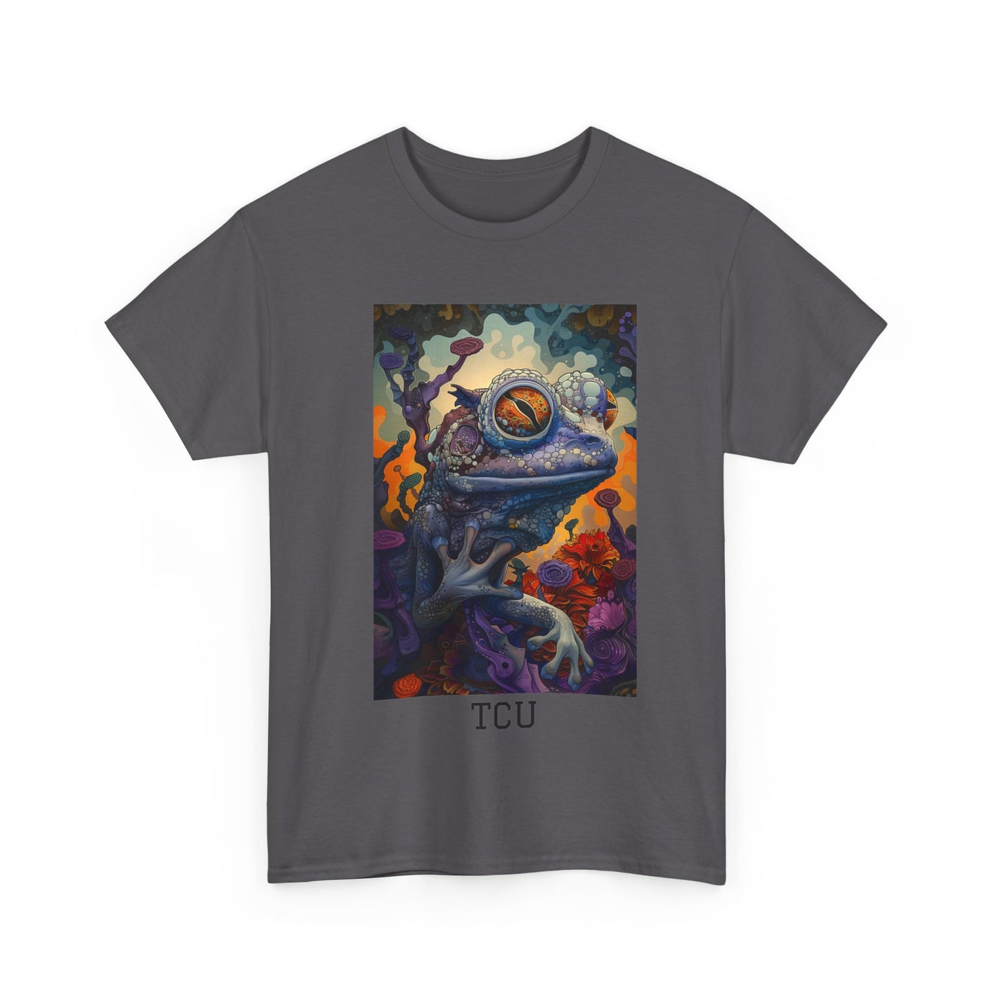 TCU 02F - Unisex Heavy Cotton Tee - Image on the Front