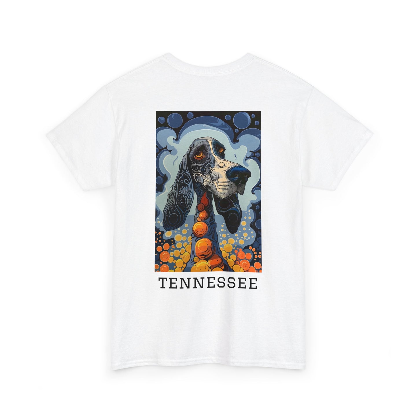 Tennessee 01B - Unisex Heavy Cotton Tee - Image on the Back