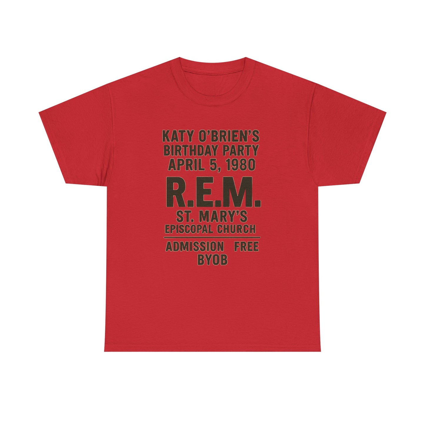R.E.M. First Concert Shirt
