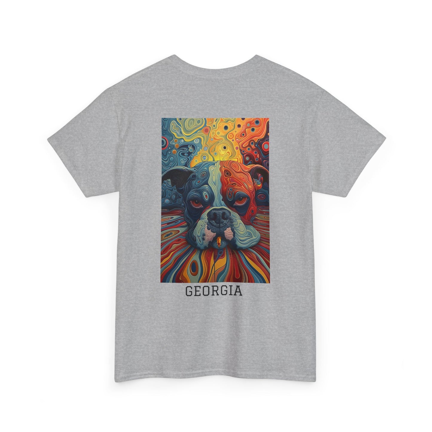 Georgia 03B - Unisex Heavy Cotton Tee - Image on the Back