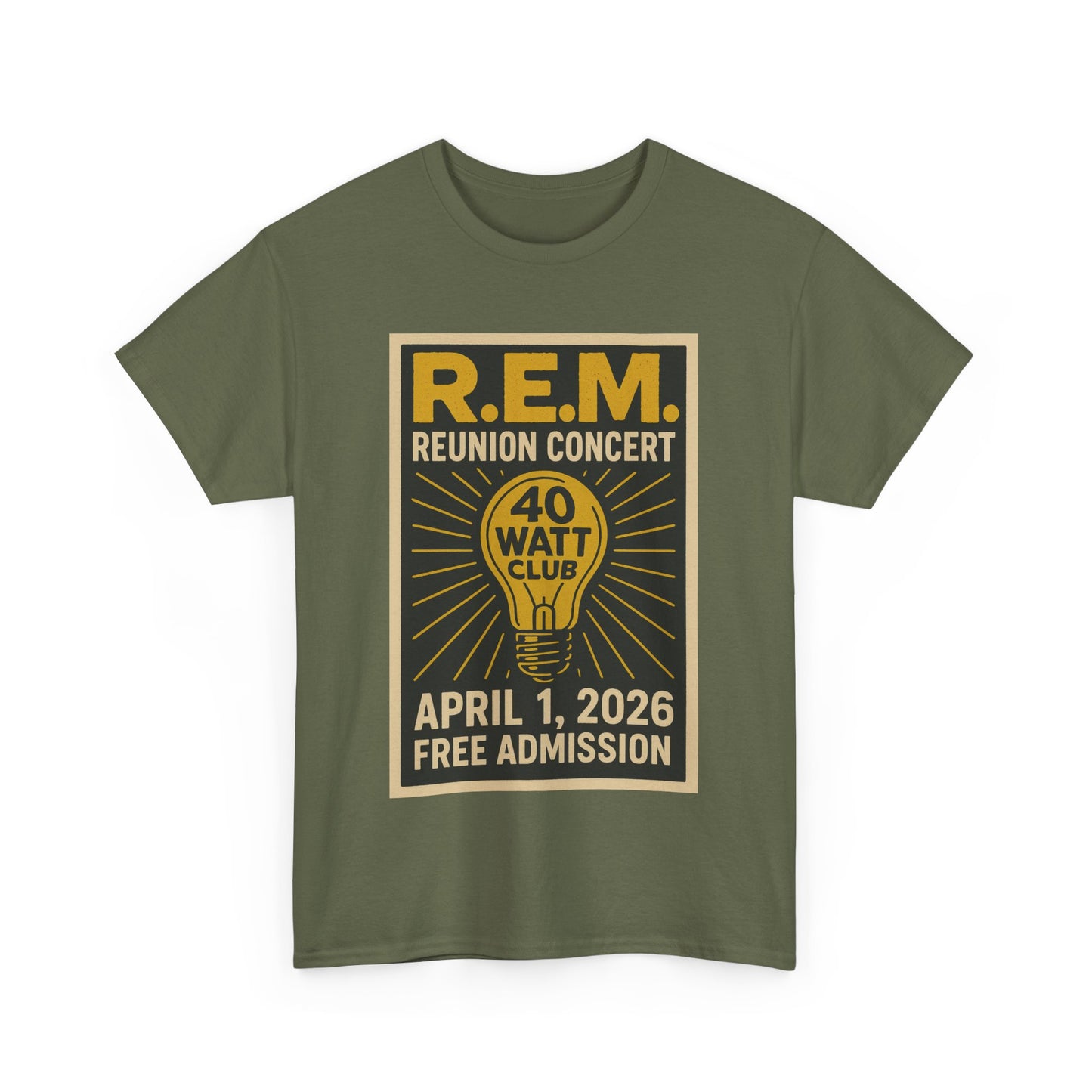 R.E.M. Reunion Concert Shirt v2