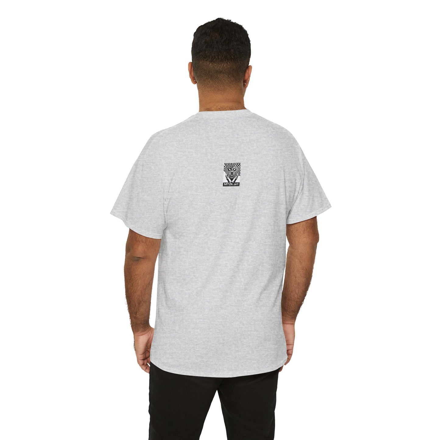 Mercer 01F - Unisex Heavy Cotton Tee - Image on the Front