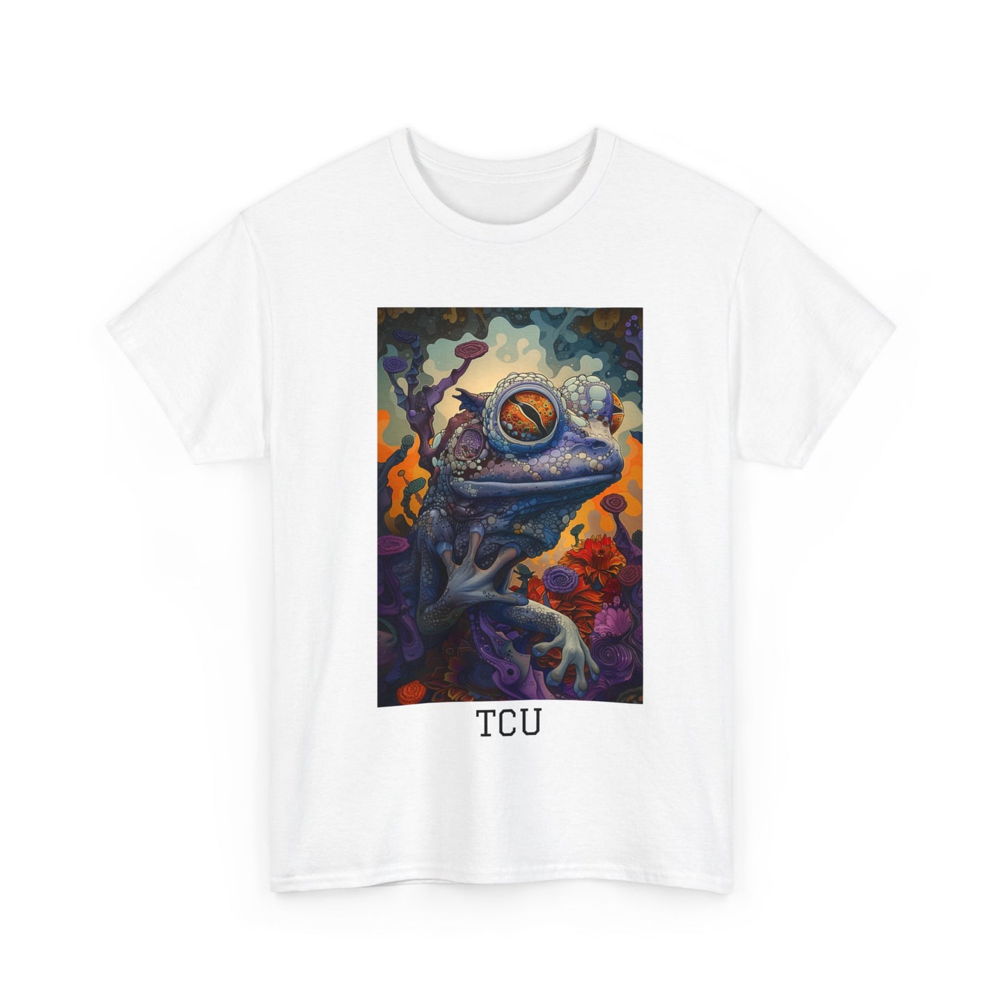 TCU 02F - Unisex Heavy Cotton Tee - Image on the Front