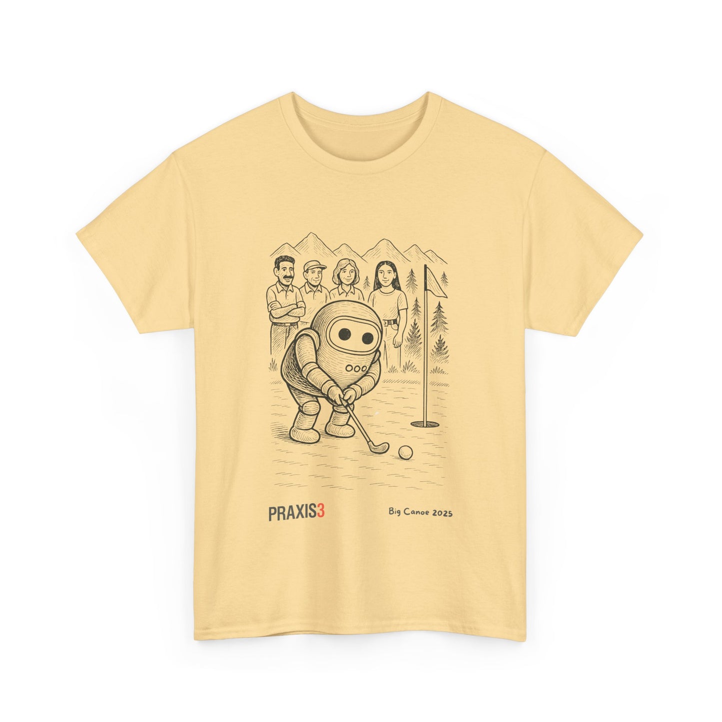 P3 Big Canoe 2025 - Praxi goes golfing line art