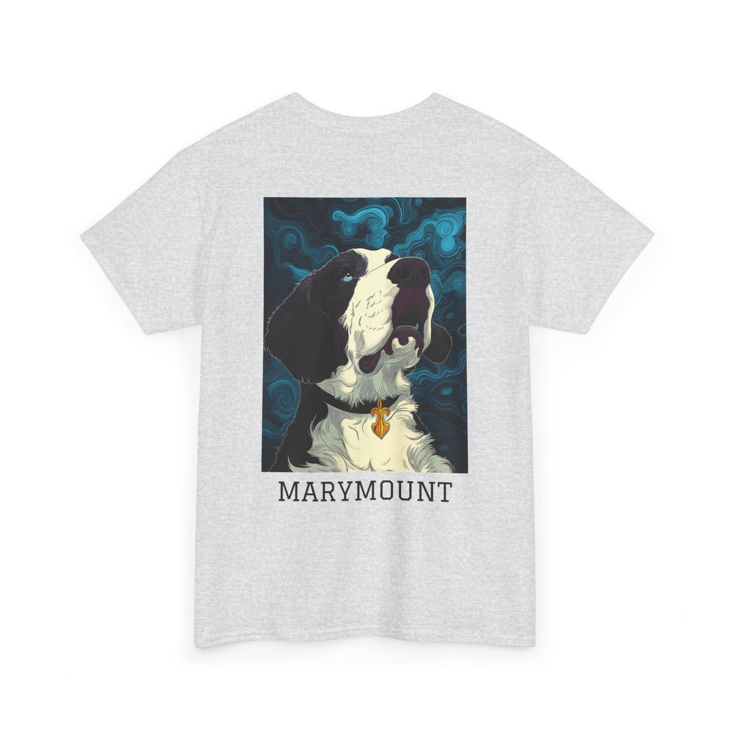 Marymount 01B - Unisex Heavy Cotton Tee - Image on the Back