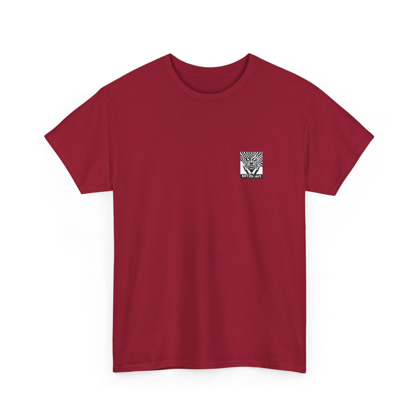Texas Tech 02B - Unisex Heavy Cotton Tee - Image on the Back