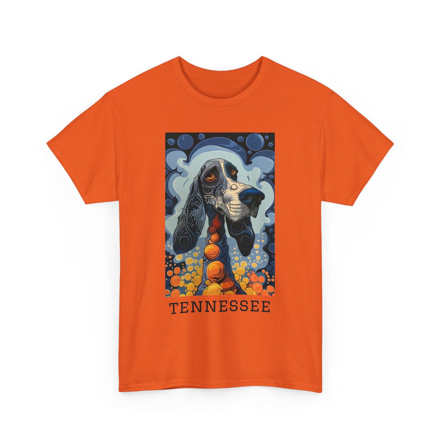 Tennessee 01F - Unisex Heavy Cotton Tee - Image on the Front