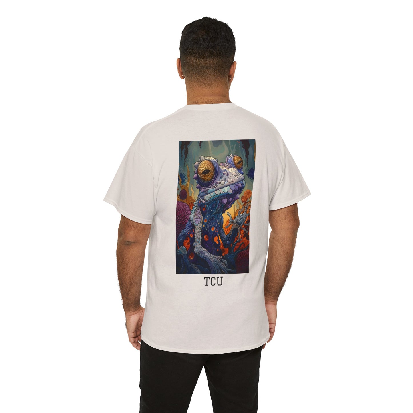 TCU 01B - Unisex Heavy Cotton Tee - Image on the Back