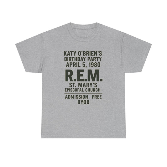 R.E.M. First Concert Shirt
