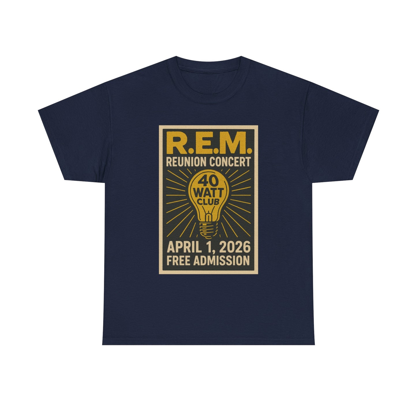 R.E.M. Reunion Concert Shirt v2