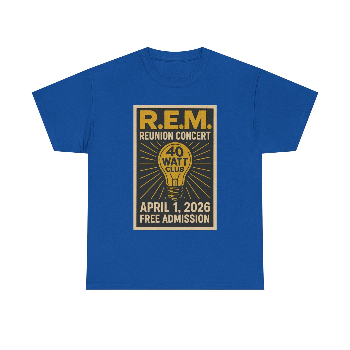R.E.M. Reunion Concert Shirt v2
