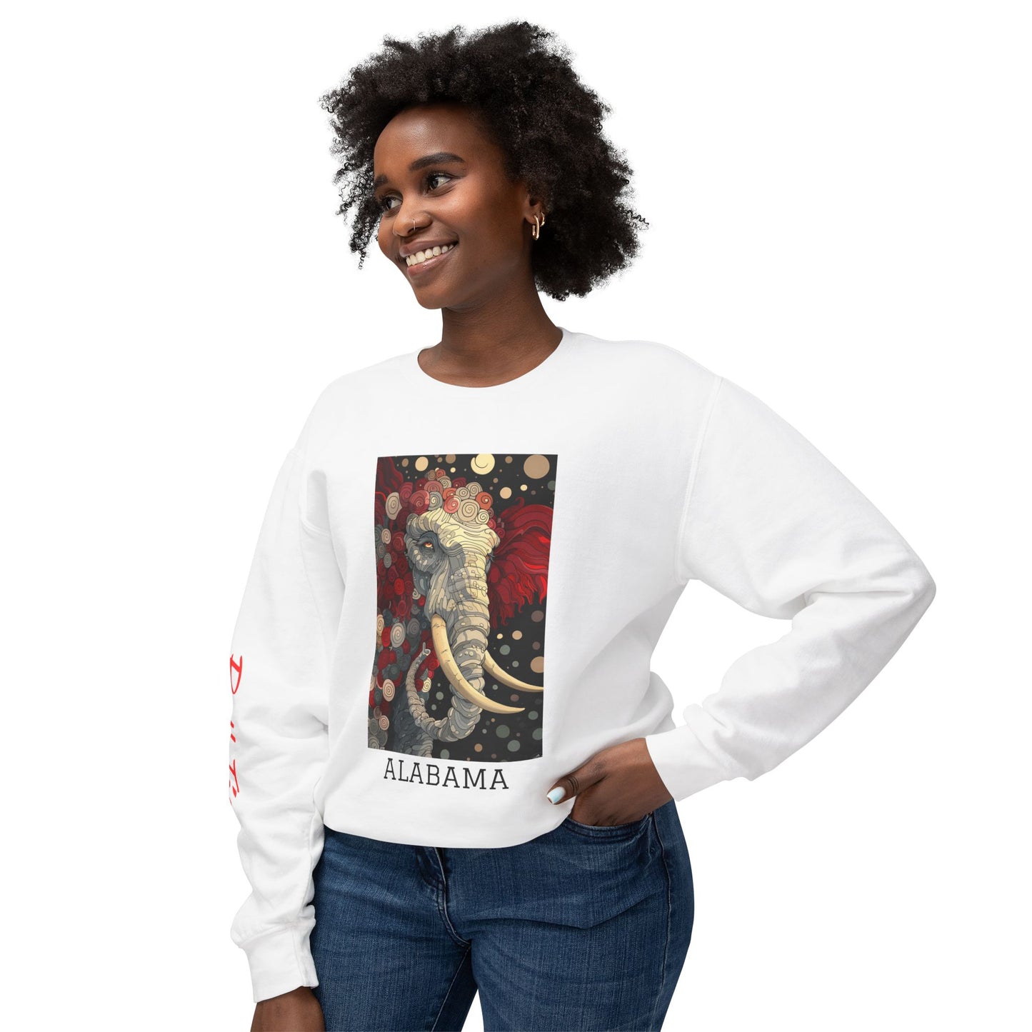 Alabama 01 Sweatshirt - Unisex Lightweight Crewneck