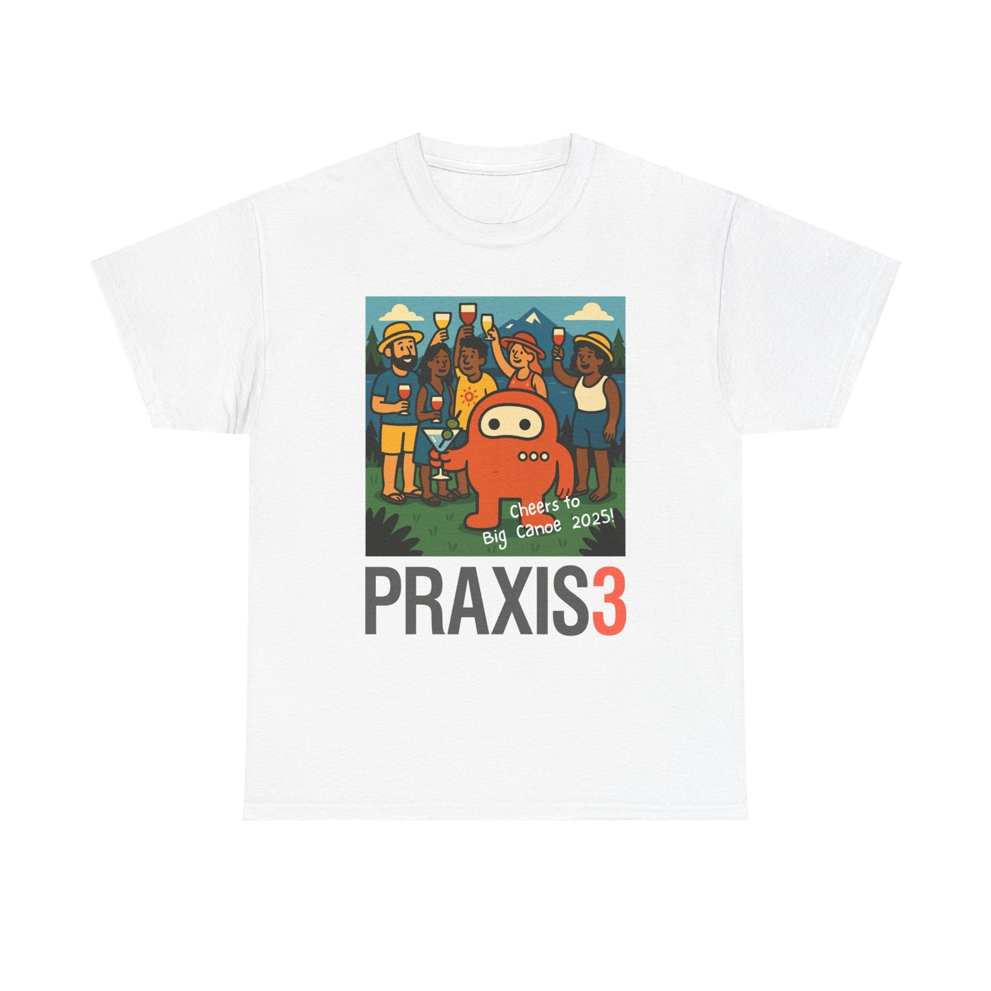 P3 Big Canoe 2025 - Design 2 - Cheers to Praxi
