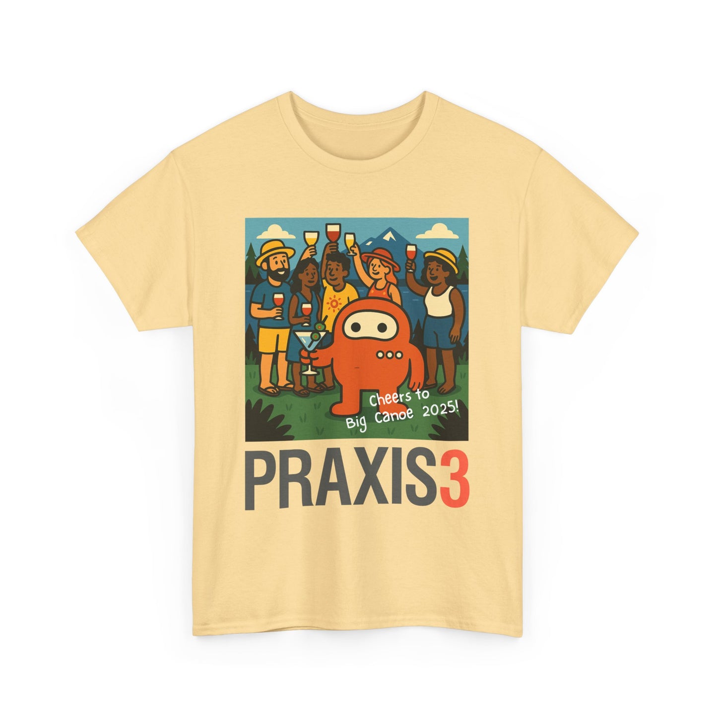 P3 Big Canoe 2025 - Design 2 - Cheers to Praxi