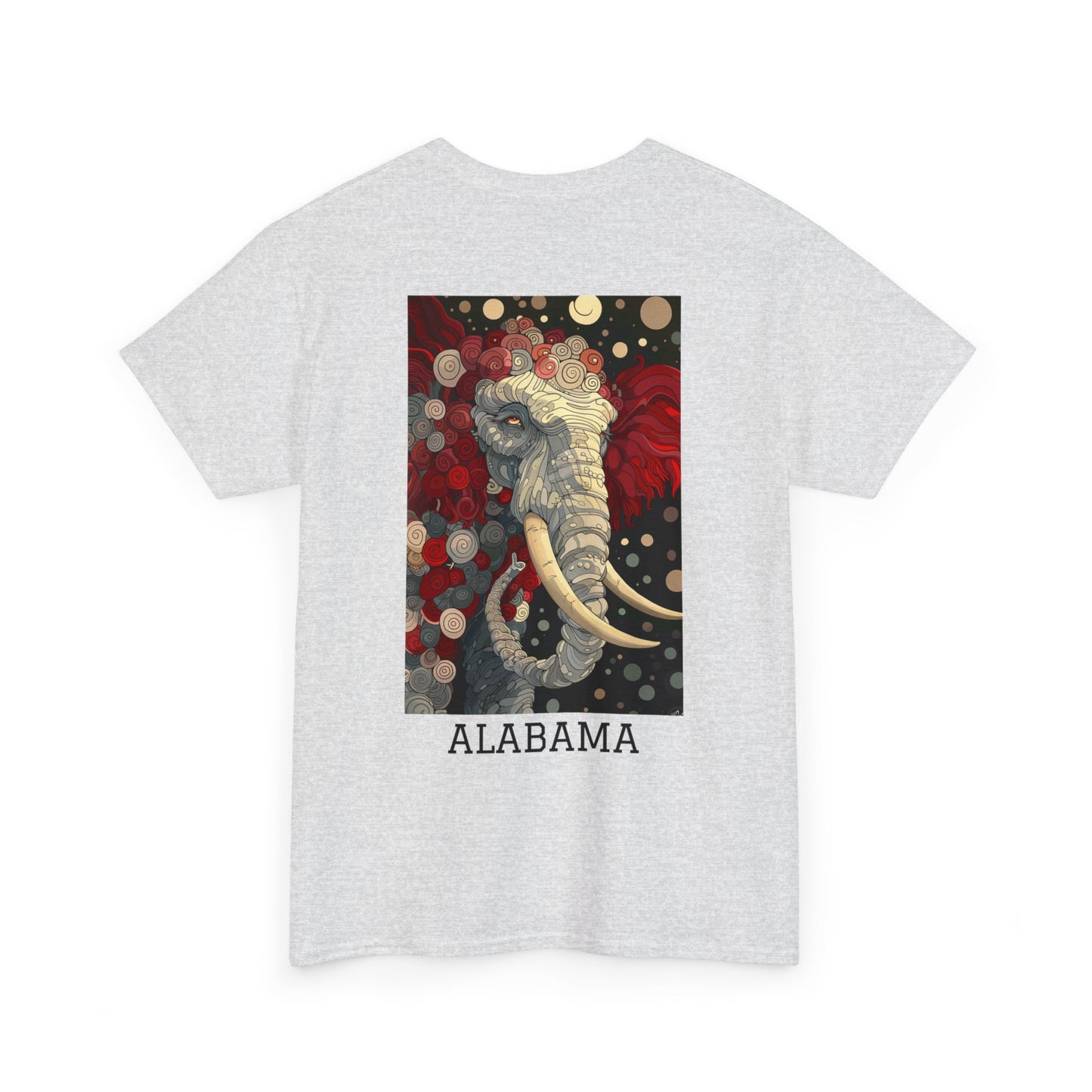 Alabama 01B - Unisex Heavy Cotton Tee - Image on the Back