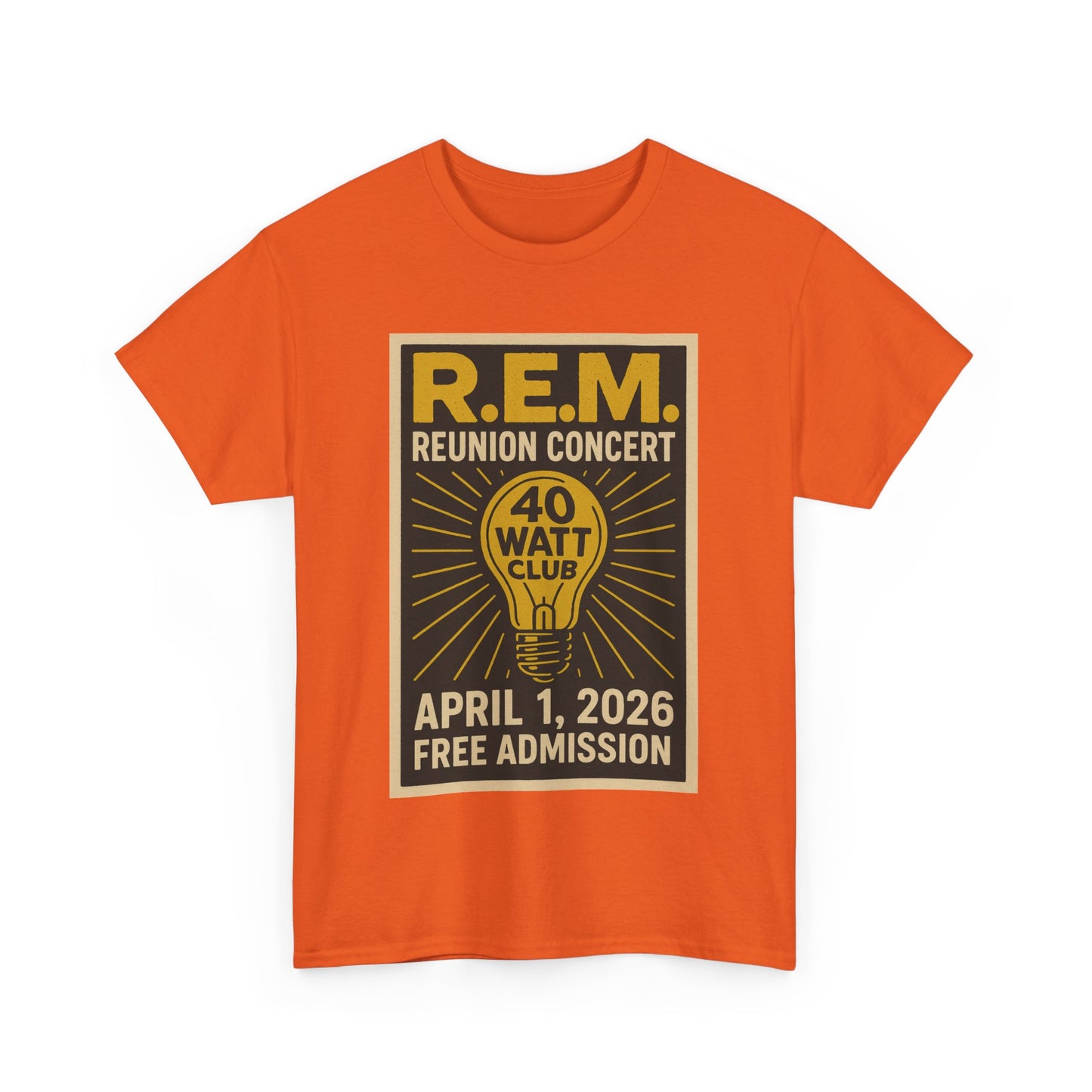 R.E.M. Reunion Concert Shirt v2