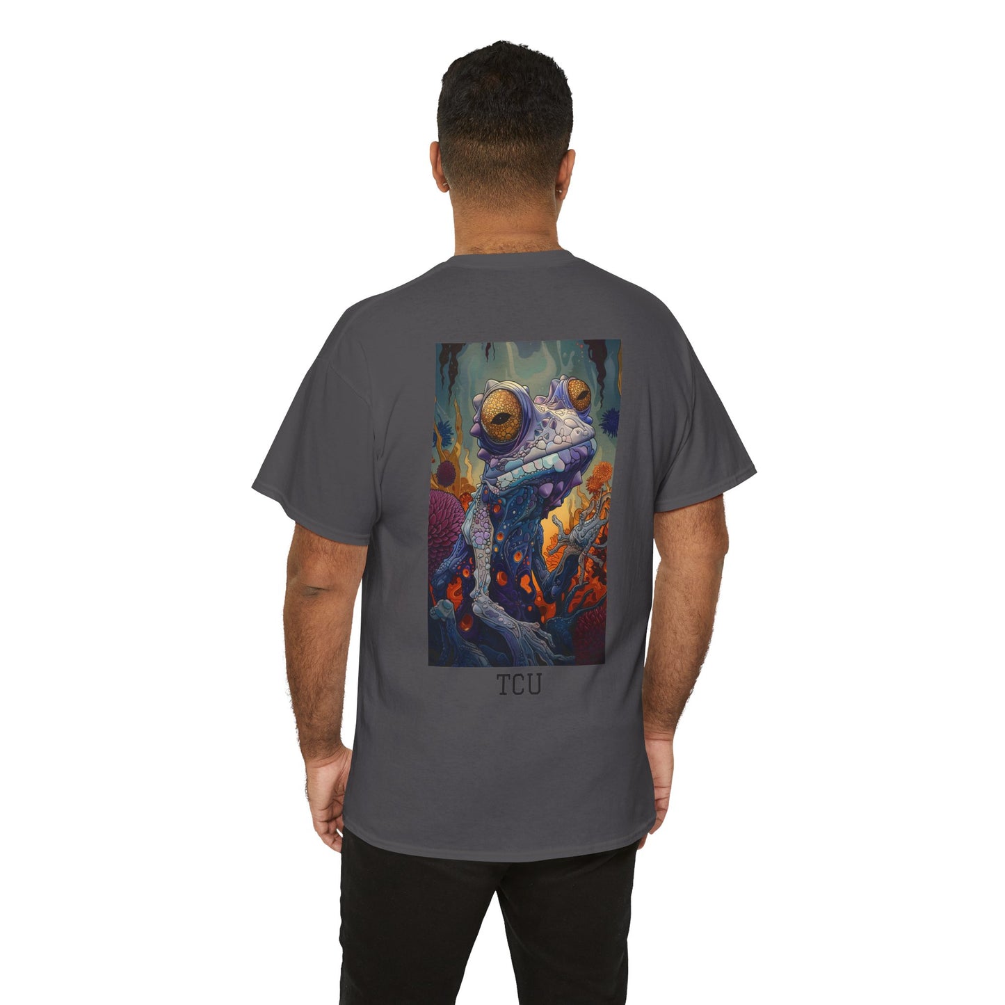 TCU 01B - Unisex Heavy Cotton Tee - Image on the Back