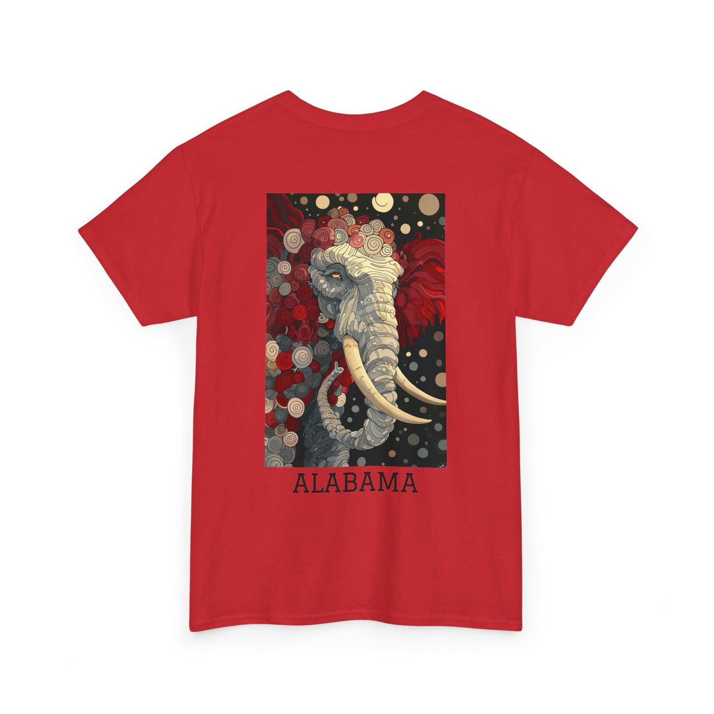 Alabama 01B - Unisex Heavy Cotton Tee - Image on the Back