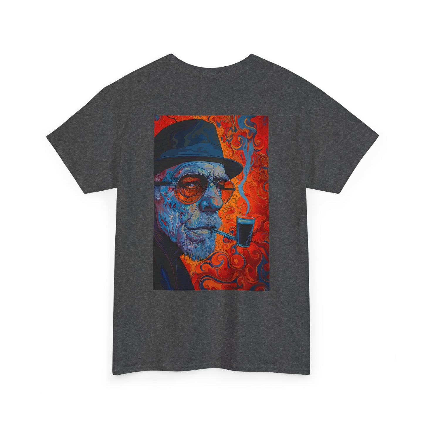 Heisenberg 01B - Unisex Heavy Cotton Tee - Image on the Back