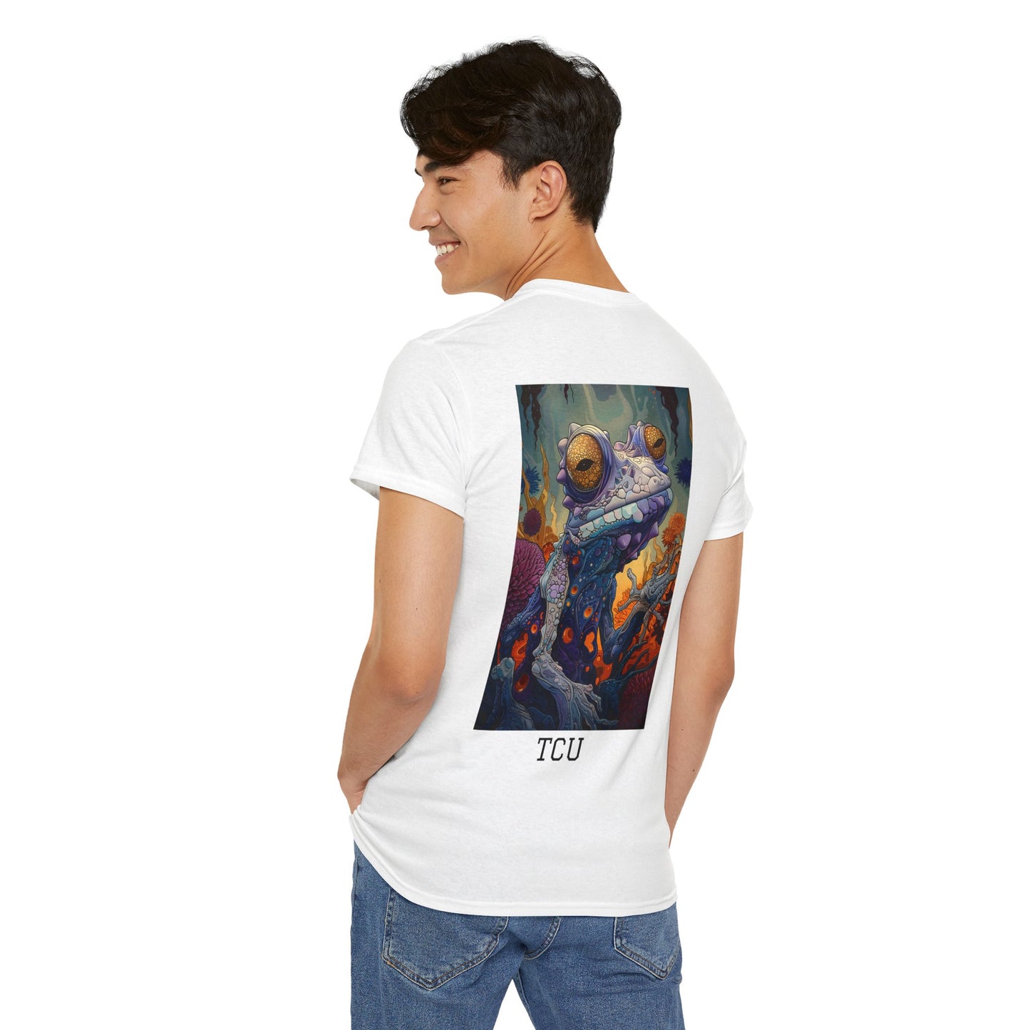 TCU 01B - Unisex Heavy Cotton Tee - Image on the Back