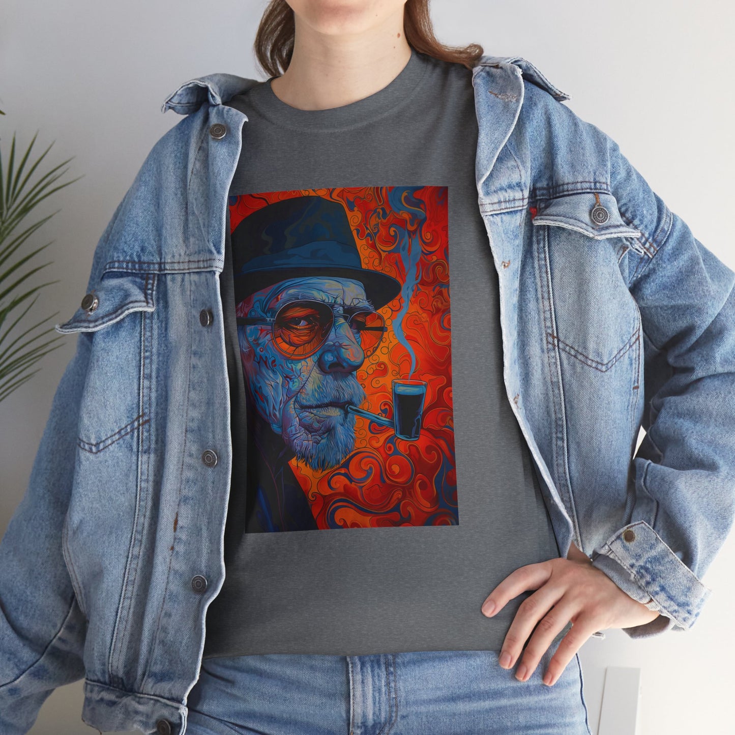 Heisenberg 01F - Unisex Heavy Cotton Tee - Image on the Front