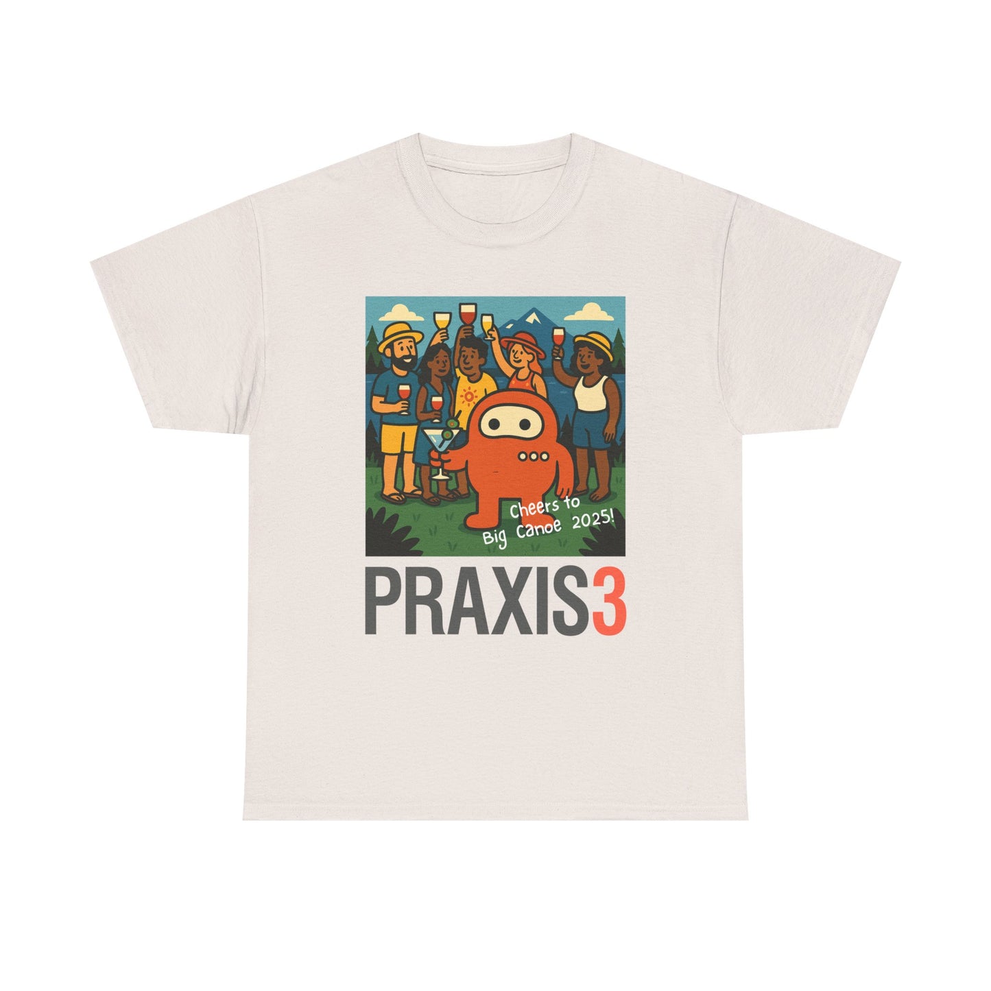 P3 Big Canoe 2025 - Design 2 - Cheers to Praxi