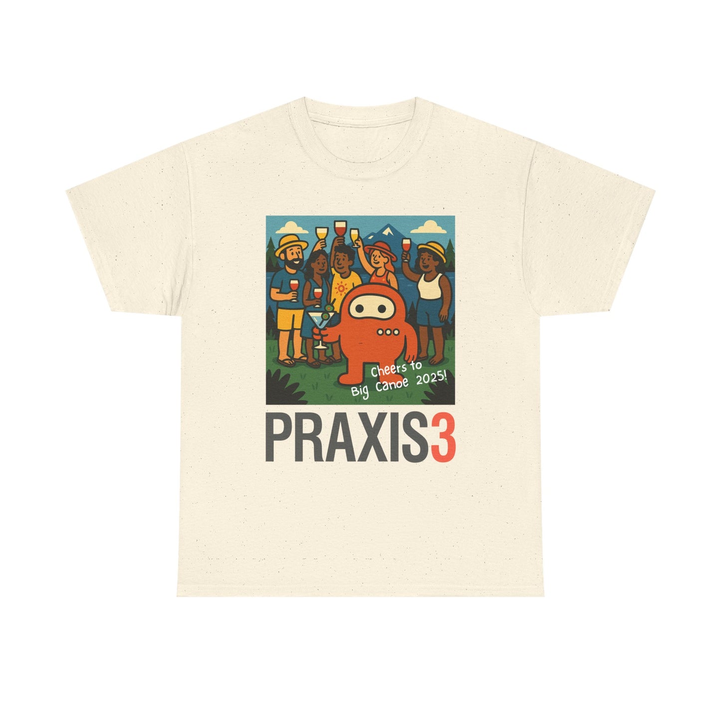 P3 Big Canoe 2025 - Design 2 - Cheers to Praxi