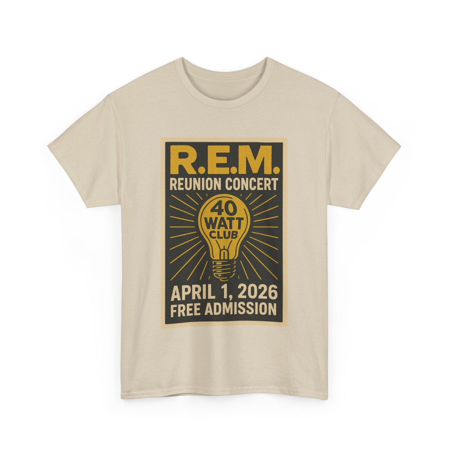 R.E.M. Reunion Concert Shirt v2
