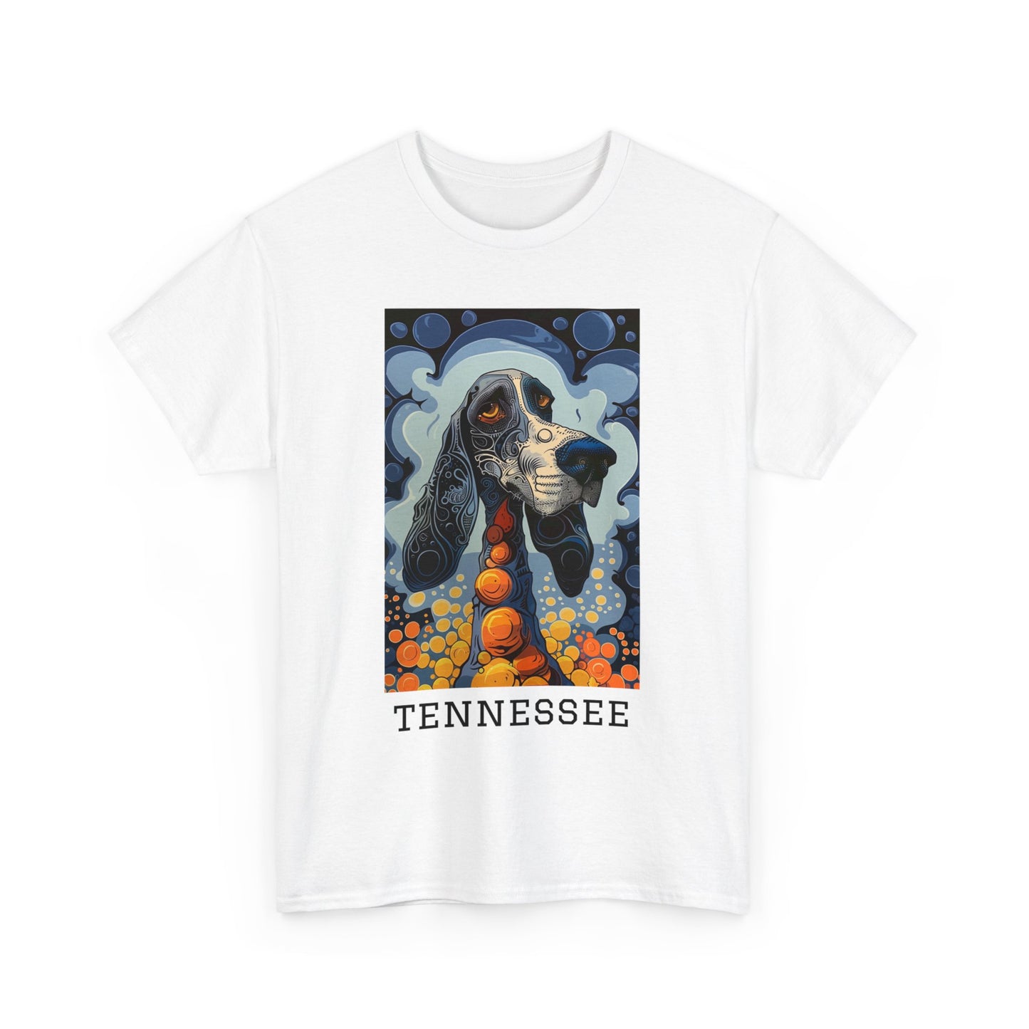 Tennessee 01F - Unisex Heavy Cotton Tee - Image on the Front