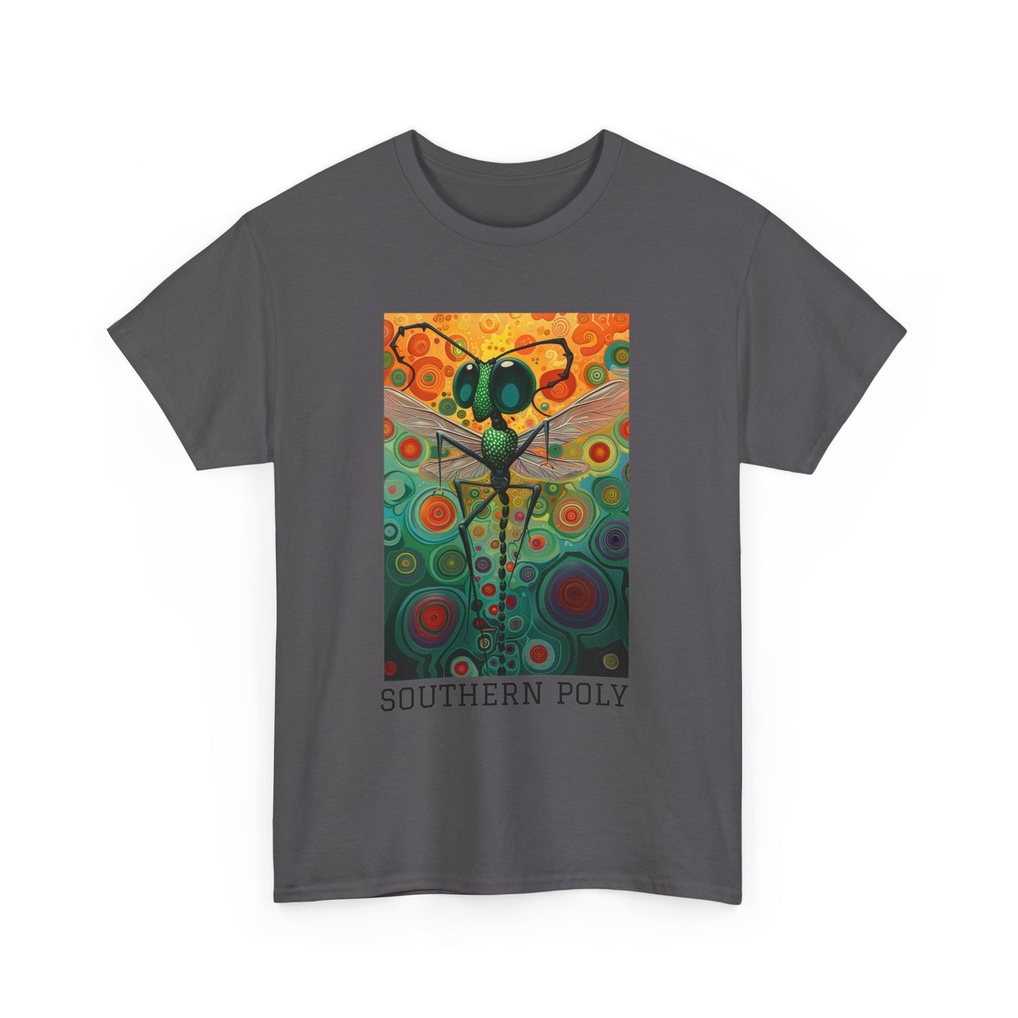 Southern Poly 01F - Unisex Heavy Cotton Tee - Image on the Front