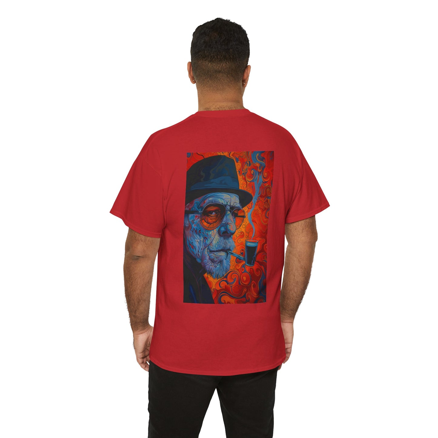 Heisenberg 01B - Unisex Heavy Cotton Tee - Image on the Back