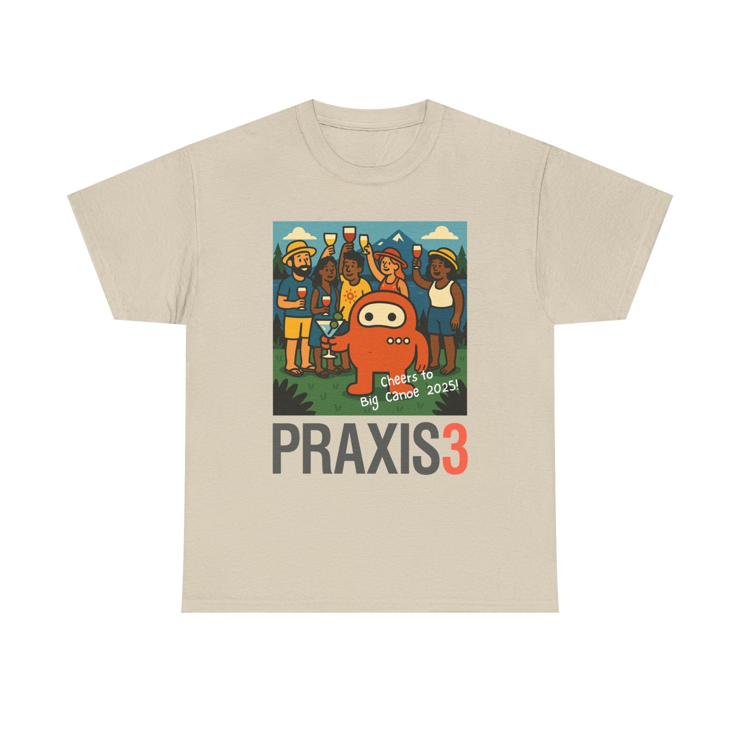 P3 Big Canoe 2025 - Design 2 - Cheers to Praxi