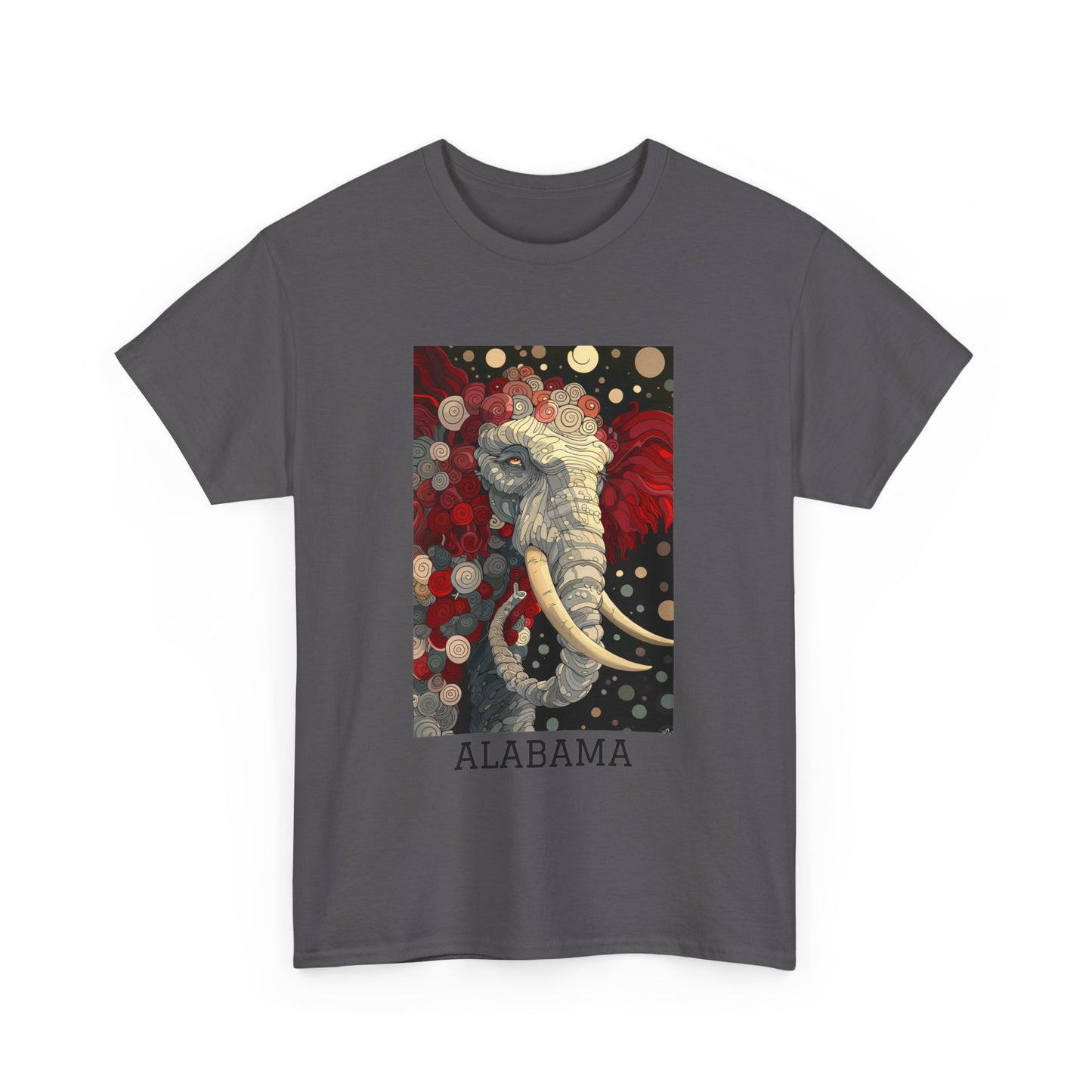 Alabama 01F - Unisex Heavy Cotton Tee - Image on the Front