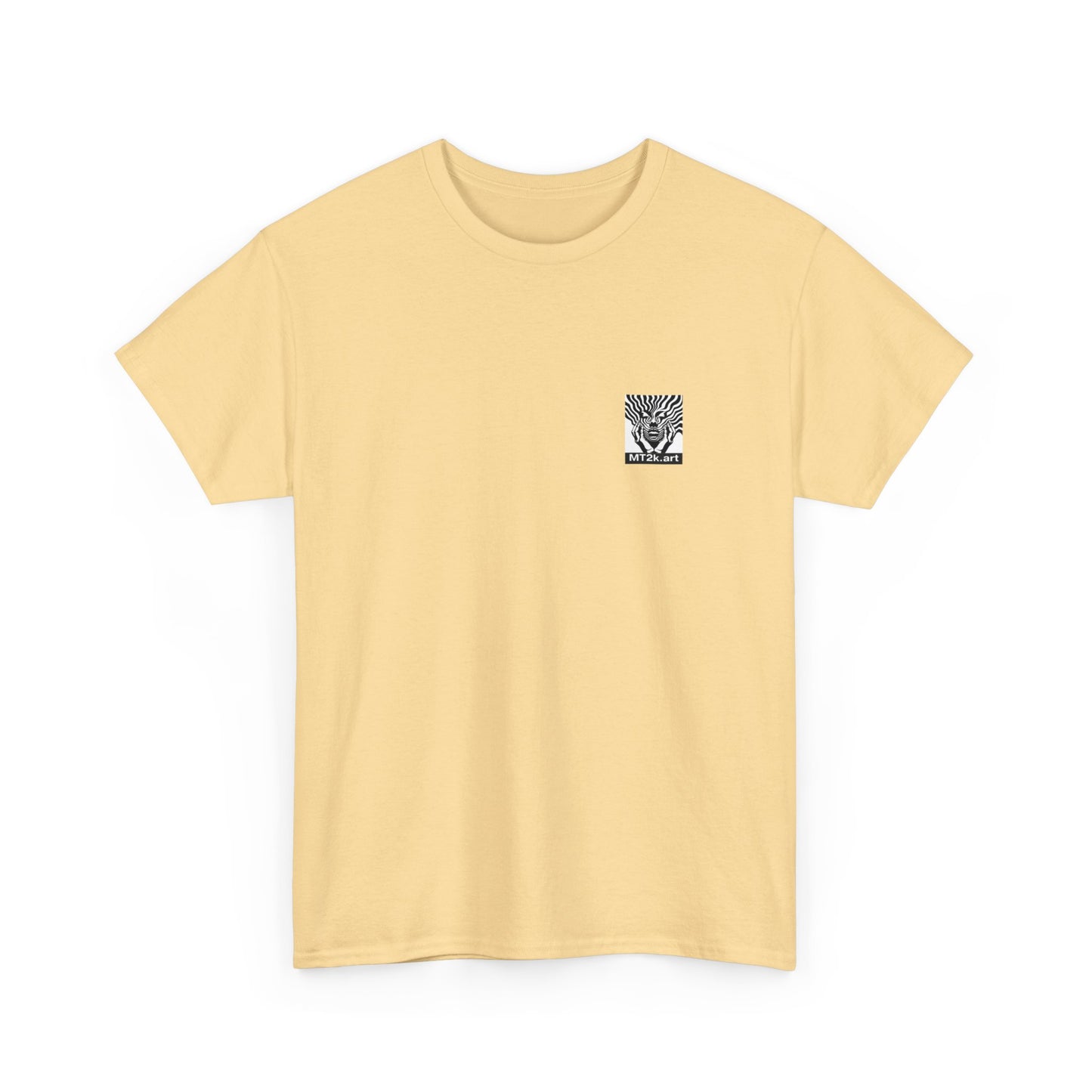Mississippi State 01B - Unisex Heavy Cotton Tee - Image on the Back
