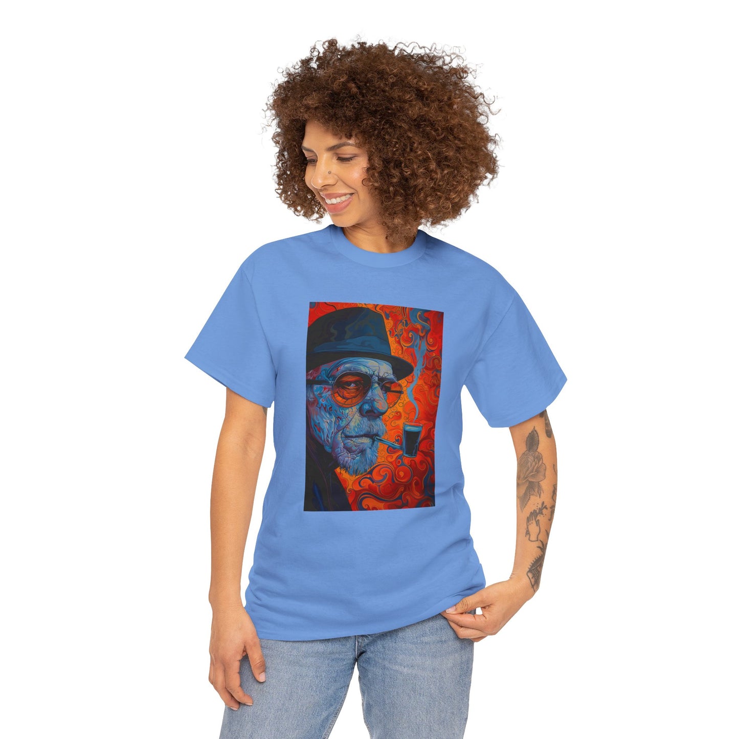 Heisenberg 01F - Unisex Heavy Cotton Tee - Image on the Front