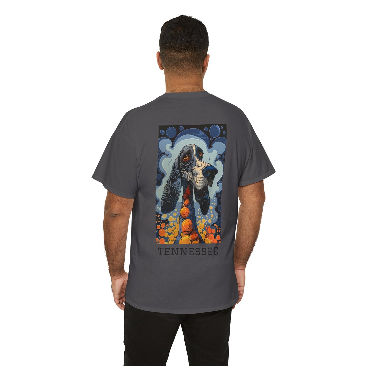 Tennessee 01B - Unisex Heavy Cotton Tee - Image on the Back